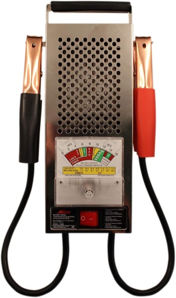 1260M 120 AMP Battery Tester, Chrome
