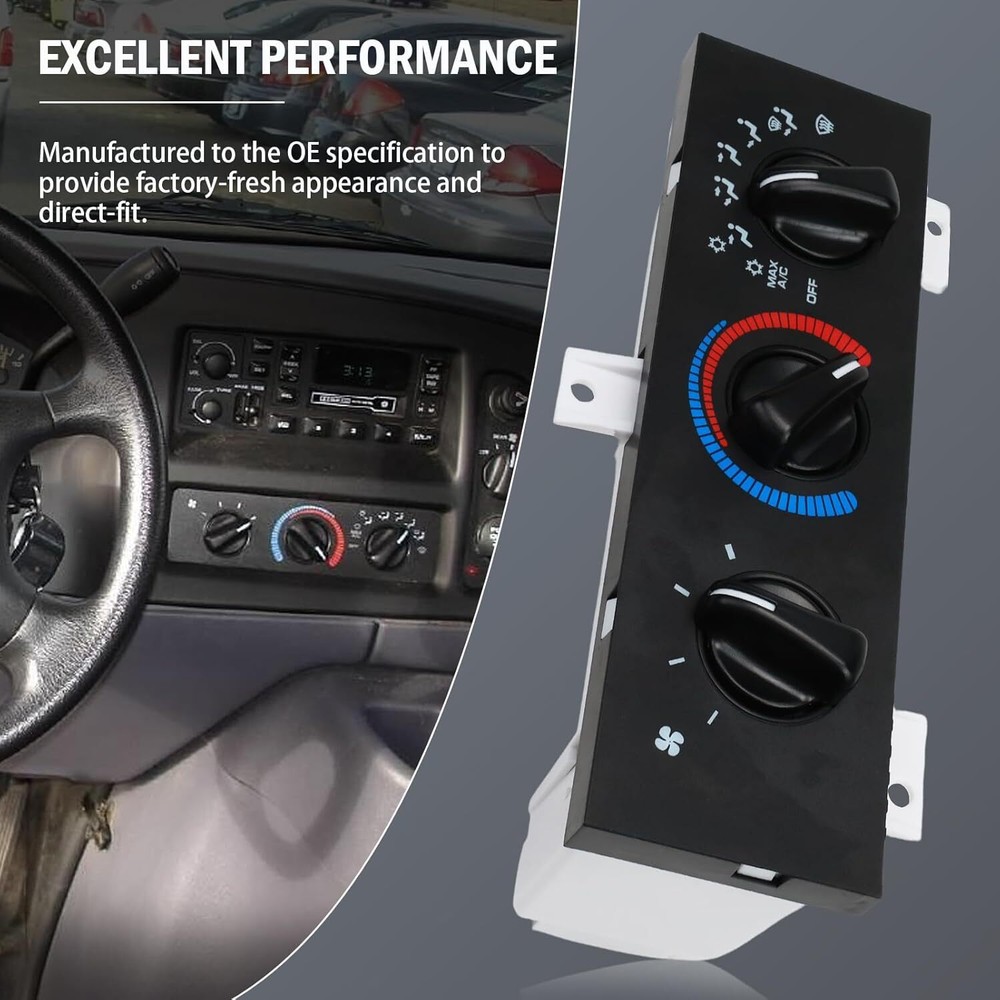 55055459AA Climate Control Panel for Ram 1500 2500 3500 Van 1998-2003,