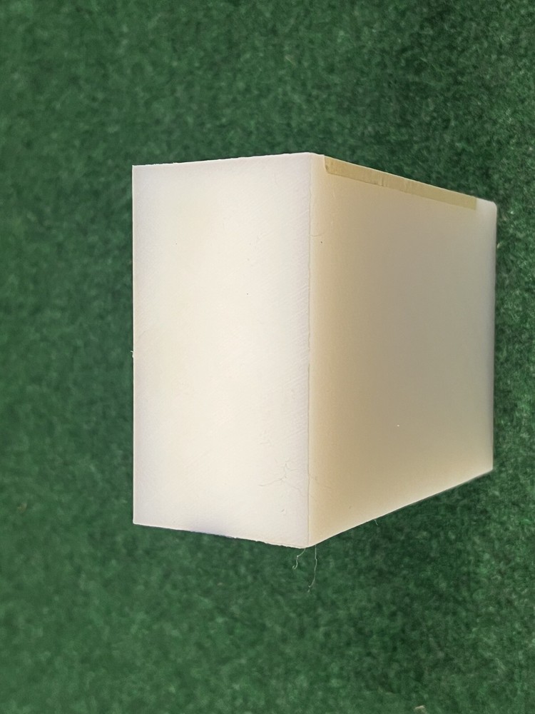 UHMW ( Virgin ) 1-15/16" x 3-7/16" x 5" Rectangular Block