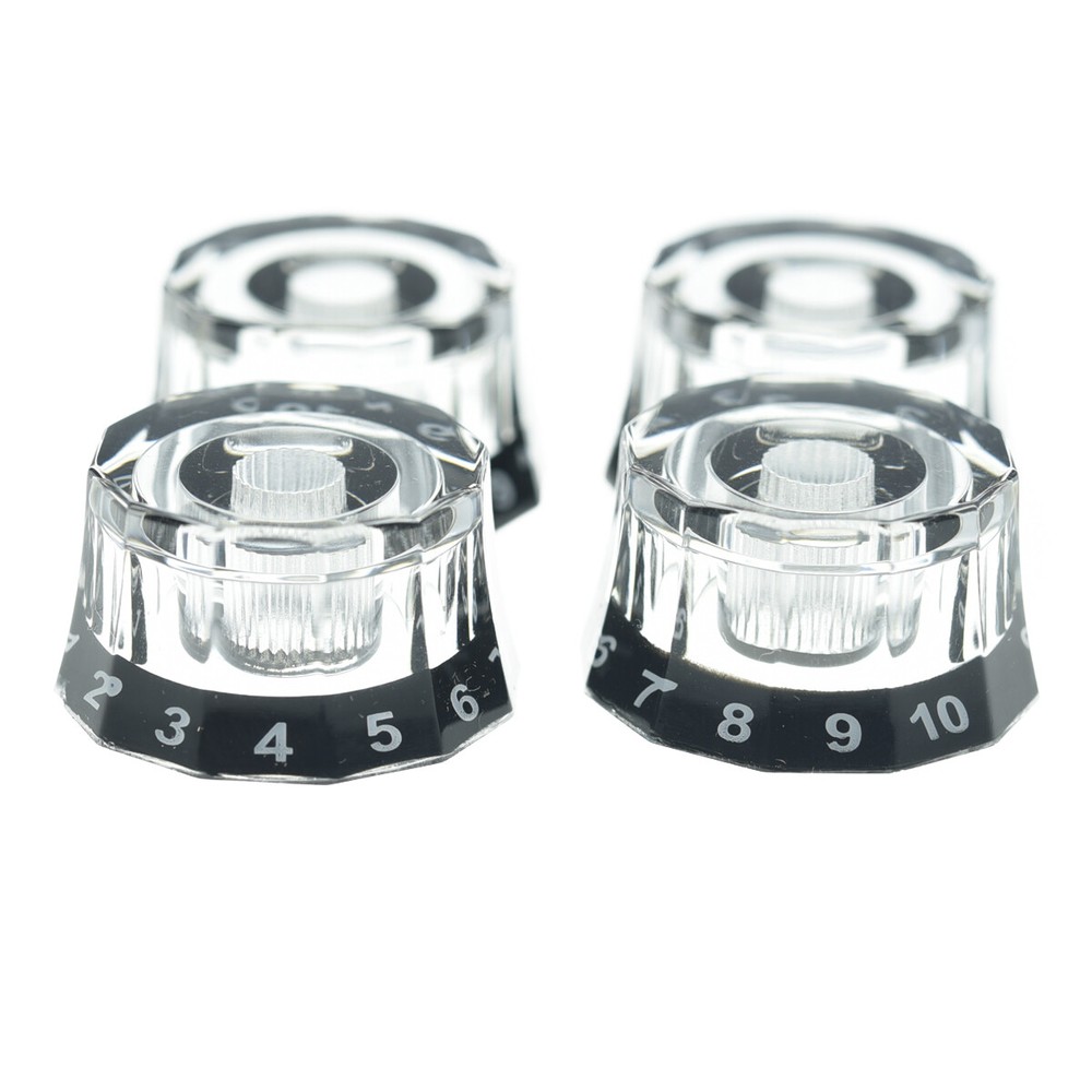 Set of 4 Lampshade Style Guitar Knobs Speed Control Knobs for PRS/LP/SG