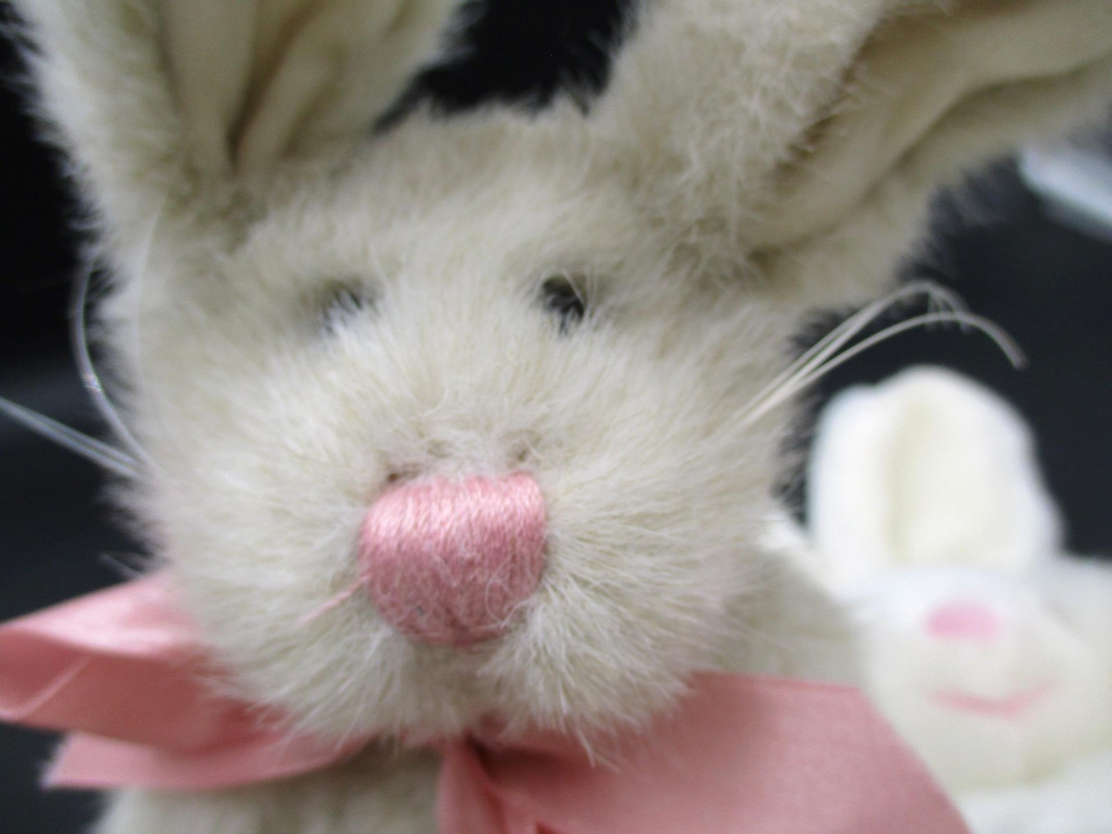 Vintage Fanny Farmer Candies Easter Box + 2 Plush Stuffed Bunny Rabbits BOYDS