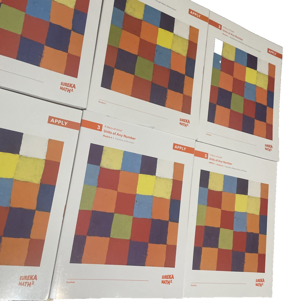 Eureka Math Squared Grade 3 All Module APPLY NEW 6 Book Bundle- Free Shipping