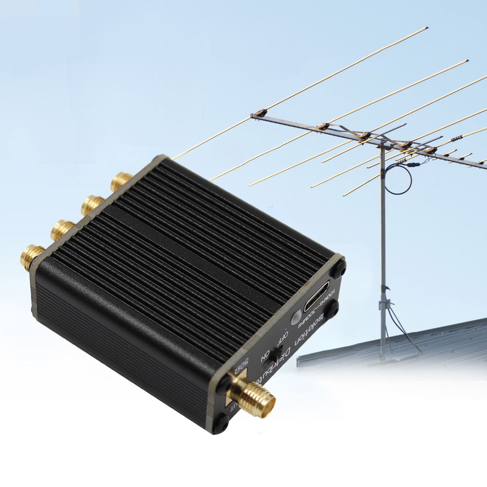 Active RF Isolated Distributor 150MHz Radio Antenna SDR Clock Source GPSDO