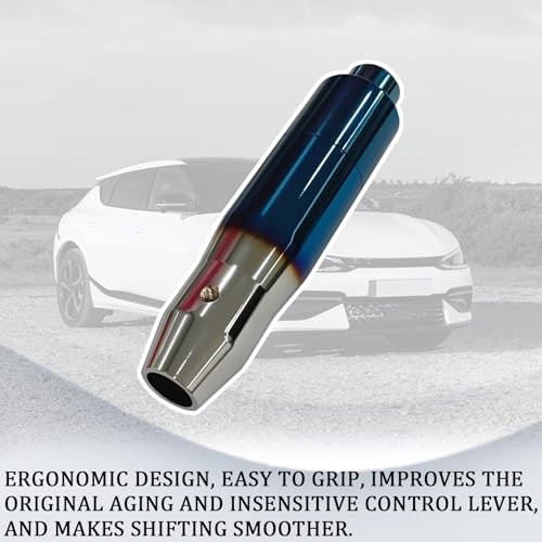 Car Modified Gear Lever with Adapter, 5.7" Automatic Shift Knob Easy Multicolor