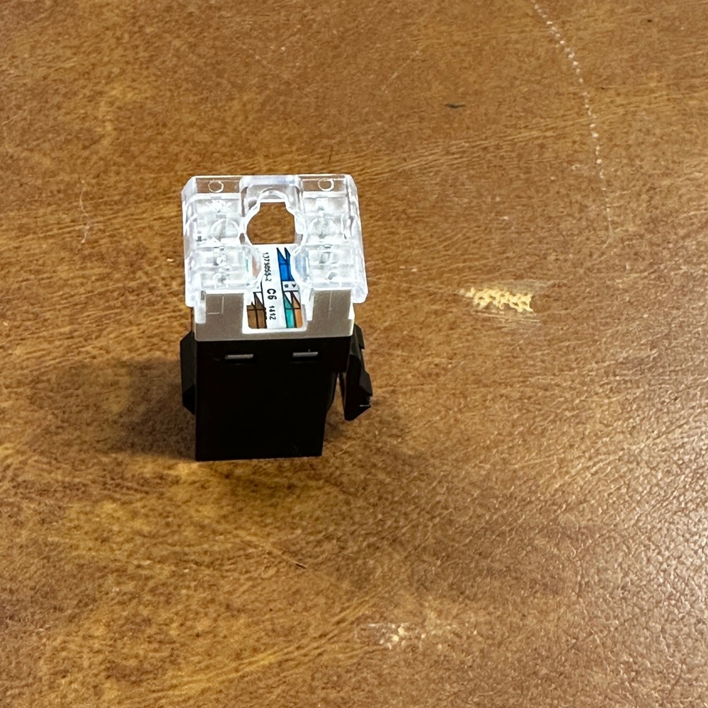 TE Amp 1933377-1 Undercarpet System Cat 6 SL110 Modular Jack Bracket Kits