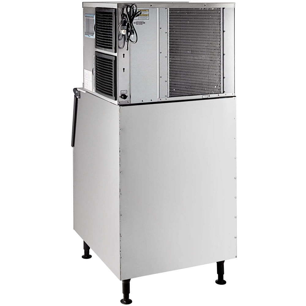 30" Air Cooled Modular Half Cube Ice Machine with Bin - 500 lb.