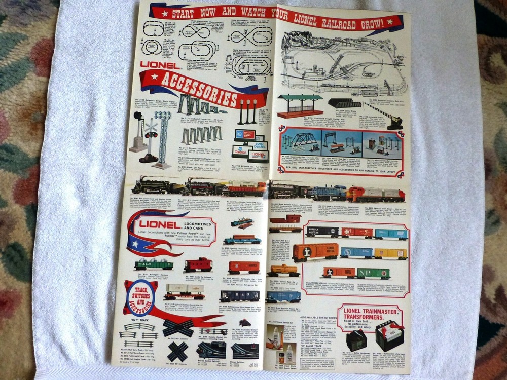 LIONEL 1970 CATALOG, MINT CONDITION
