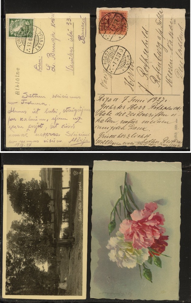 Latvia   2  post   cards                KL0727