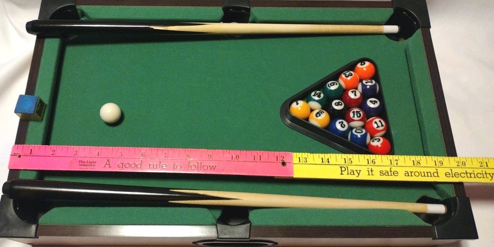 Westminster Tabletop Billiards Pool Table With Accessories B2