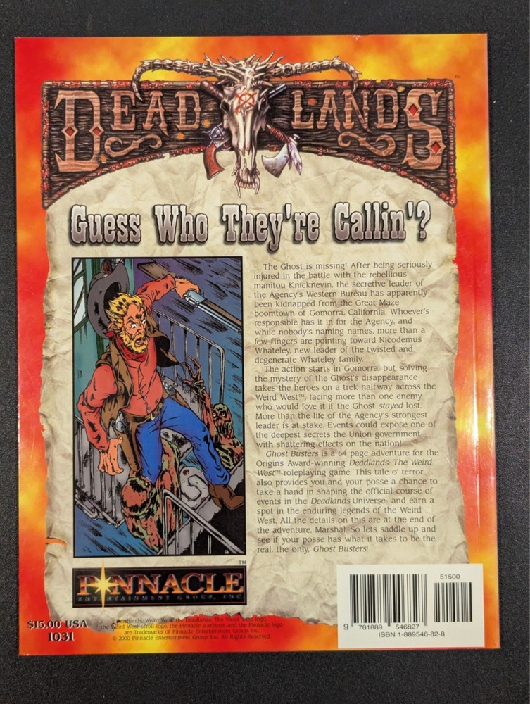 Ghost Busters - Deadlands - Pinnacle