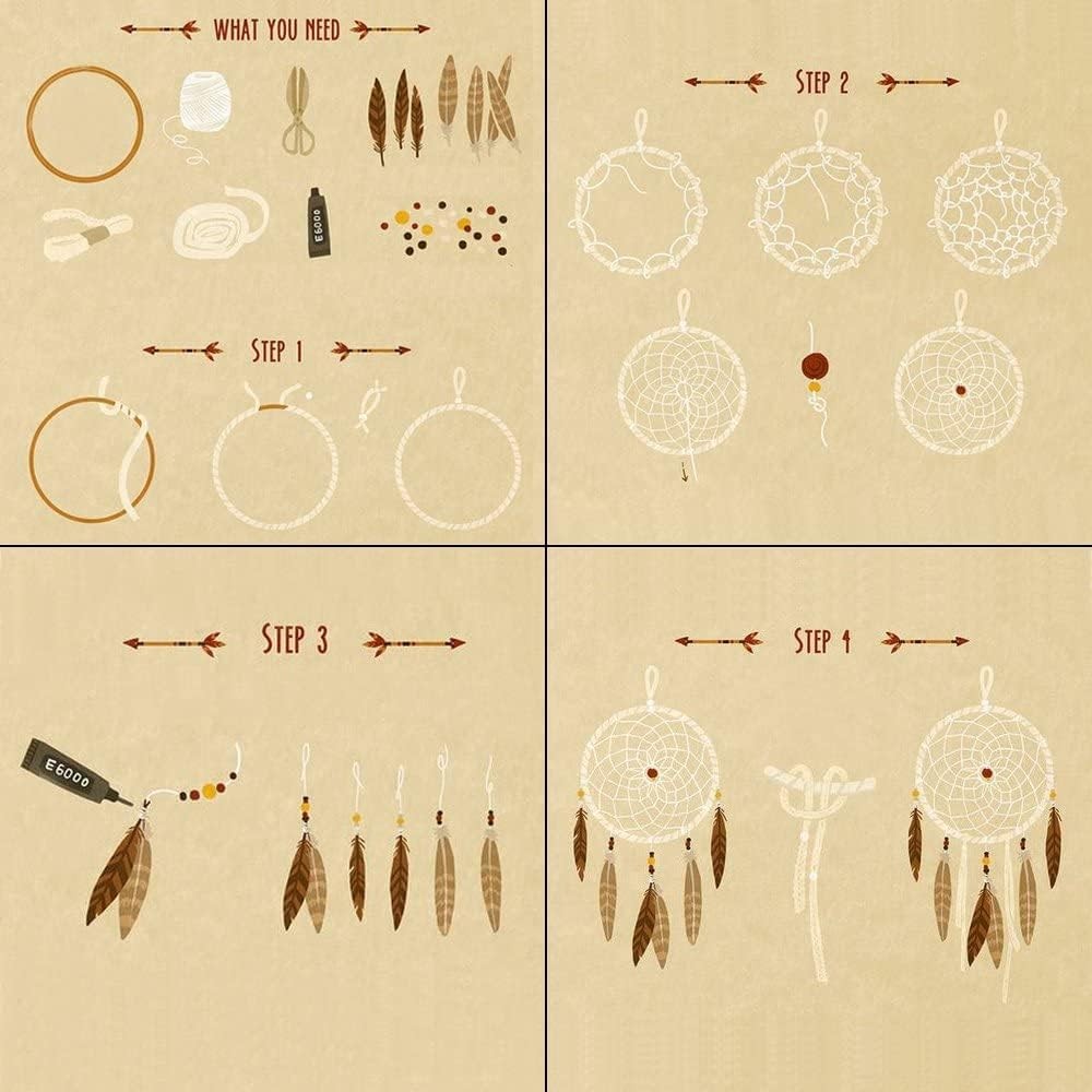 10 Pcs 6in Gold Metal Rings for Crafts Dream Catcher Hoops DIY Decor Centerpiece