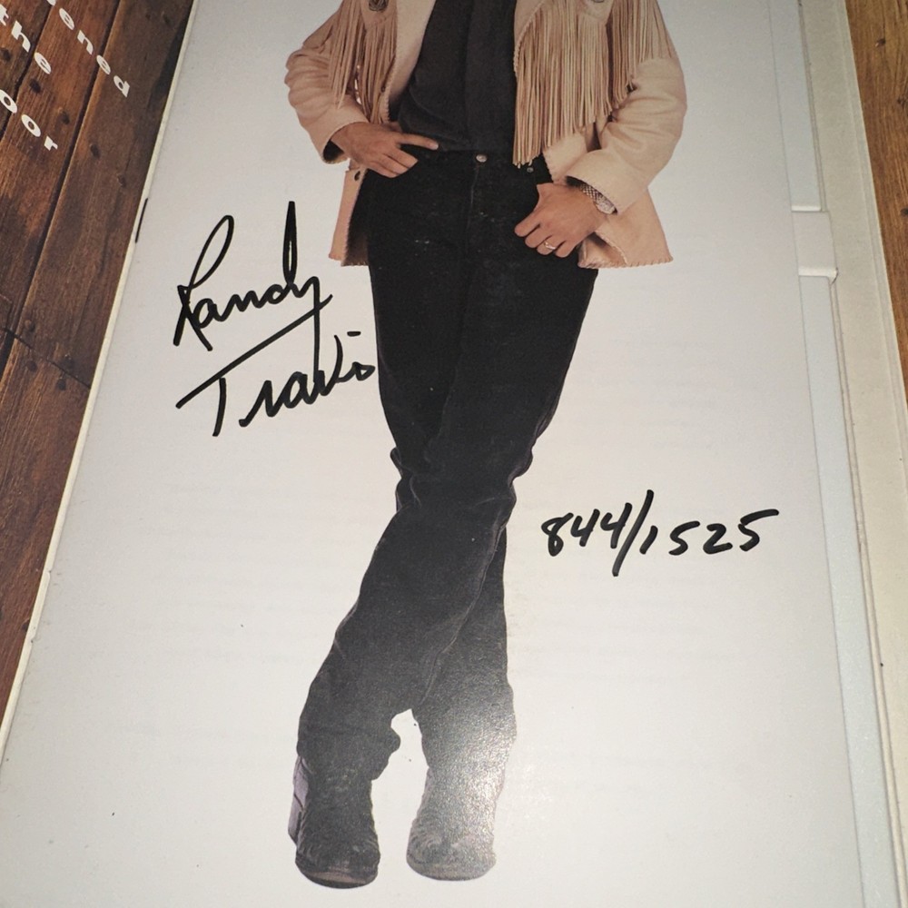 Randy Travis Promotional Double CD Signed