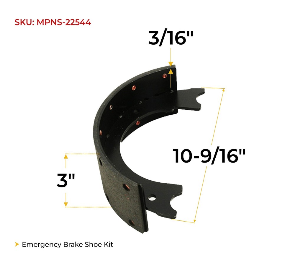 ned-Emergency 9" Diameter Drum Ford Deep Dish Type Brake Spring Kit