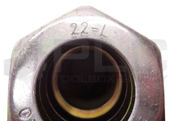 NEW EO/PARKER HYDRAULIC THREADED COUPLING, 7/8"ID, 7/8"ID, 22-L NUT