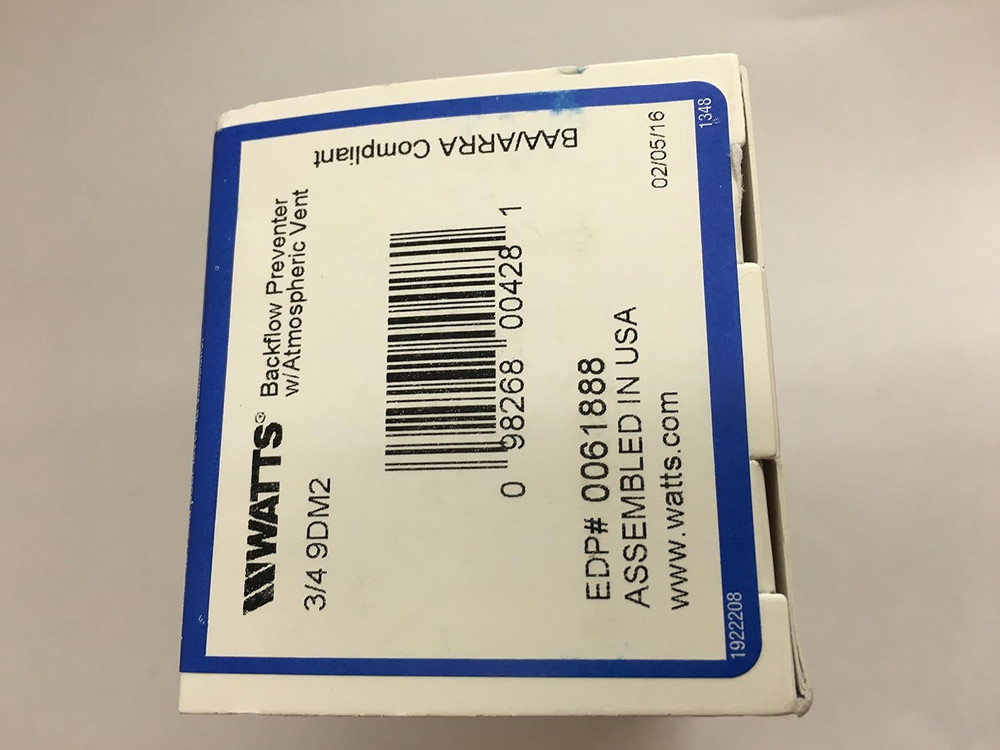 Regulator 61888 9D 3/4" 3/4" Backflow Preventer Sweat