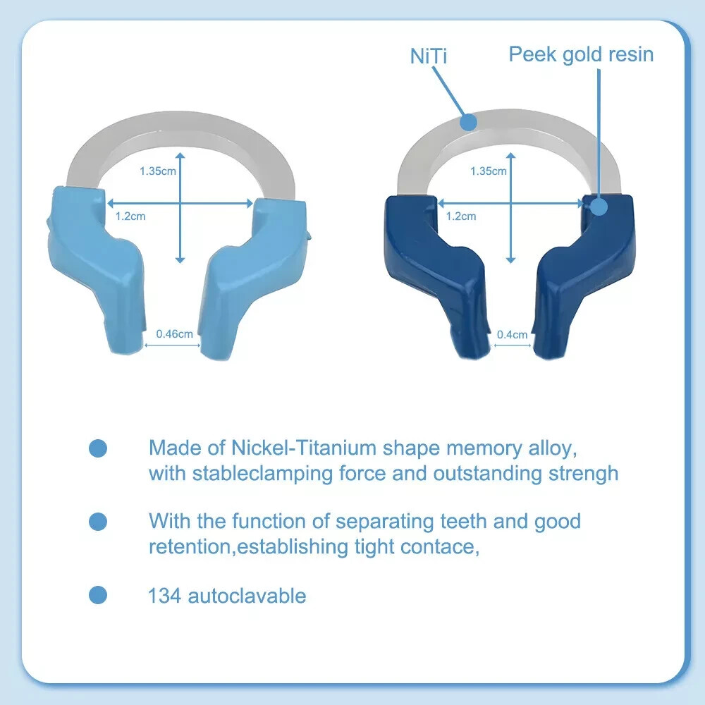Dental Matrix Bands Ring Sectional Matrice Clamp Fit Garrison Palodent V3 System