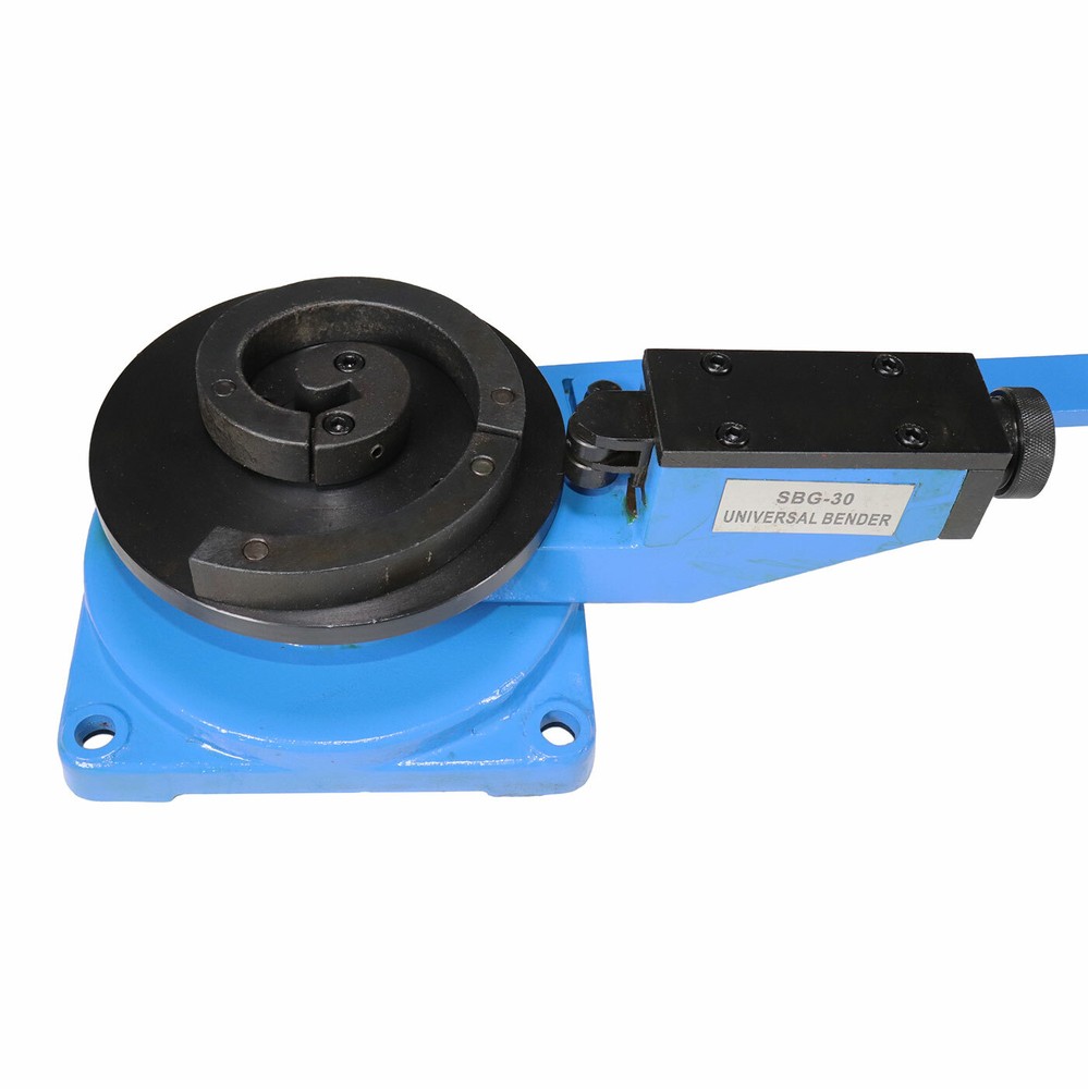 Erie Tools® Bench Mount Scroll Bar Bender for Angular Roll Hoop and Coil Bending