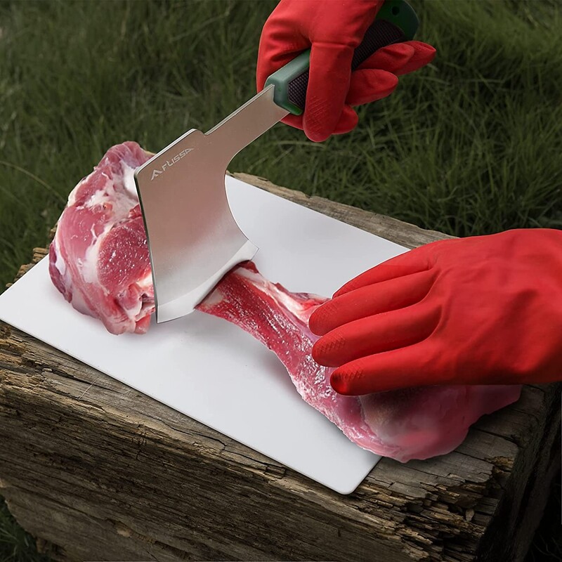 FLISSA Hunting Field Dressing Kit 10 Piece Hunting Knife Set with Skinning Knife