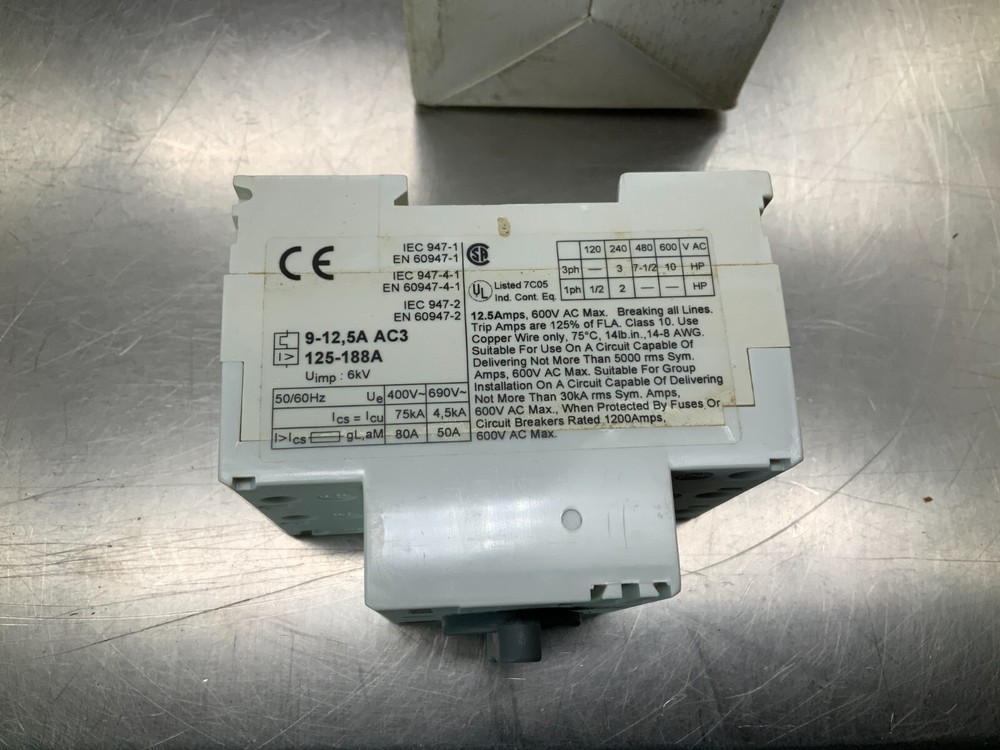 GE SFK1N Manual Motor Starter 3-Pole