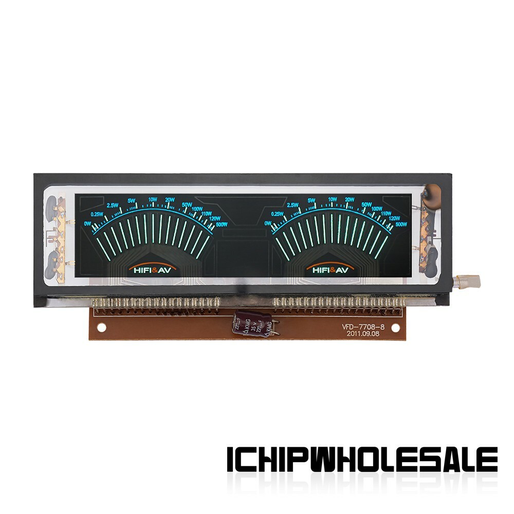 VFD Display Vacuum Fluorescent Display VU Level Meter Indicator Music Audio