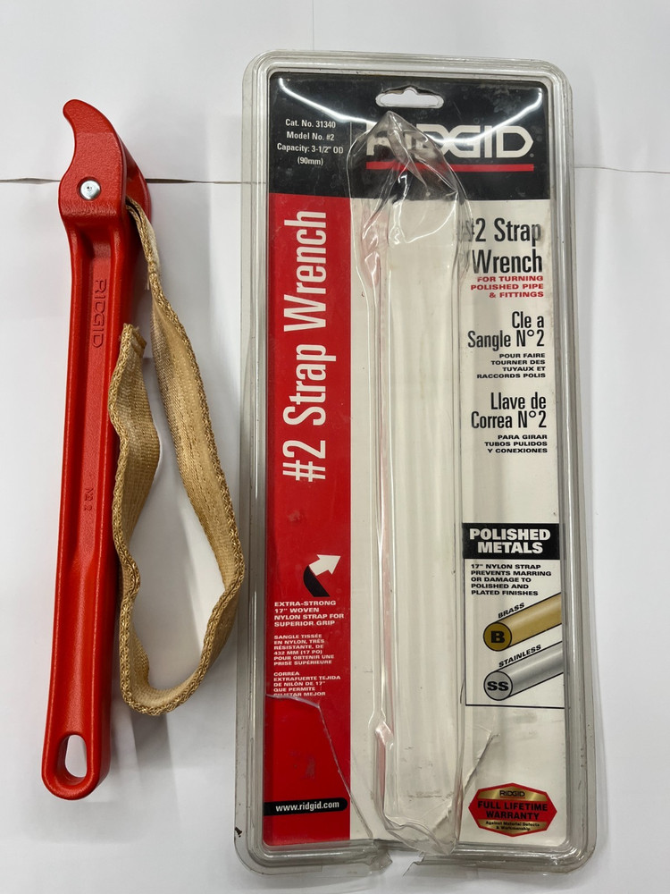 Rigid #2 Strap Wrench cat. #31340