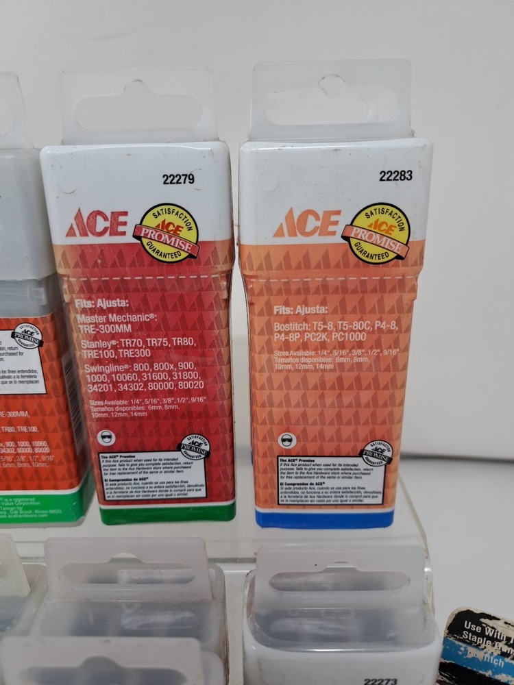 (Roofers)Assorted Ace Staples 13 Packs
