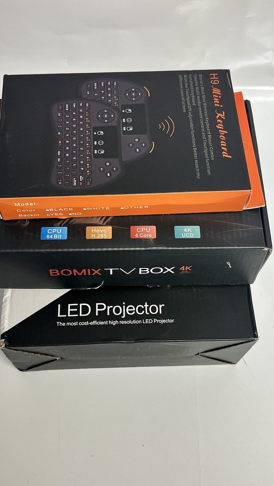 1080P Mini Projector YG300 Portable With Android Tv Bundle