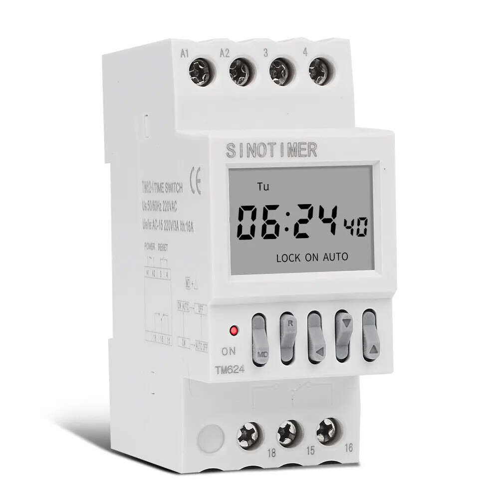 TM624 110V 16A 50Hz 40 Groups School/Factory Bell Controller Timer Clock