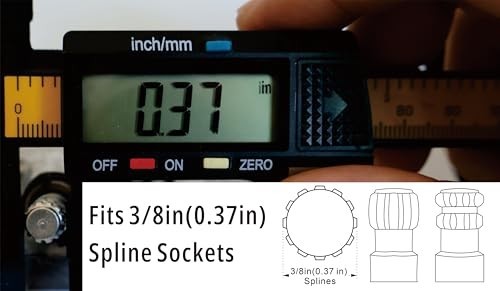 2-Pack Window Crank Handle Replacement - Fits 3/8" Spindles, Smooth 360° Operati