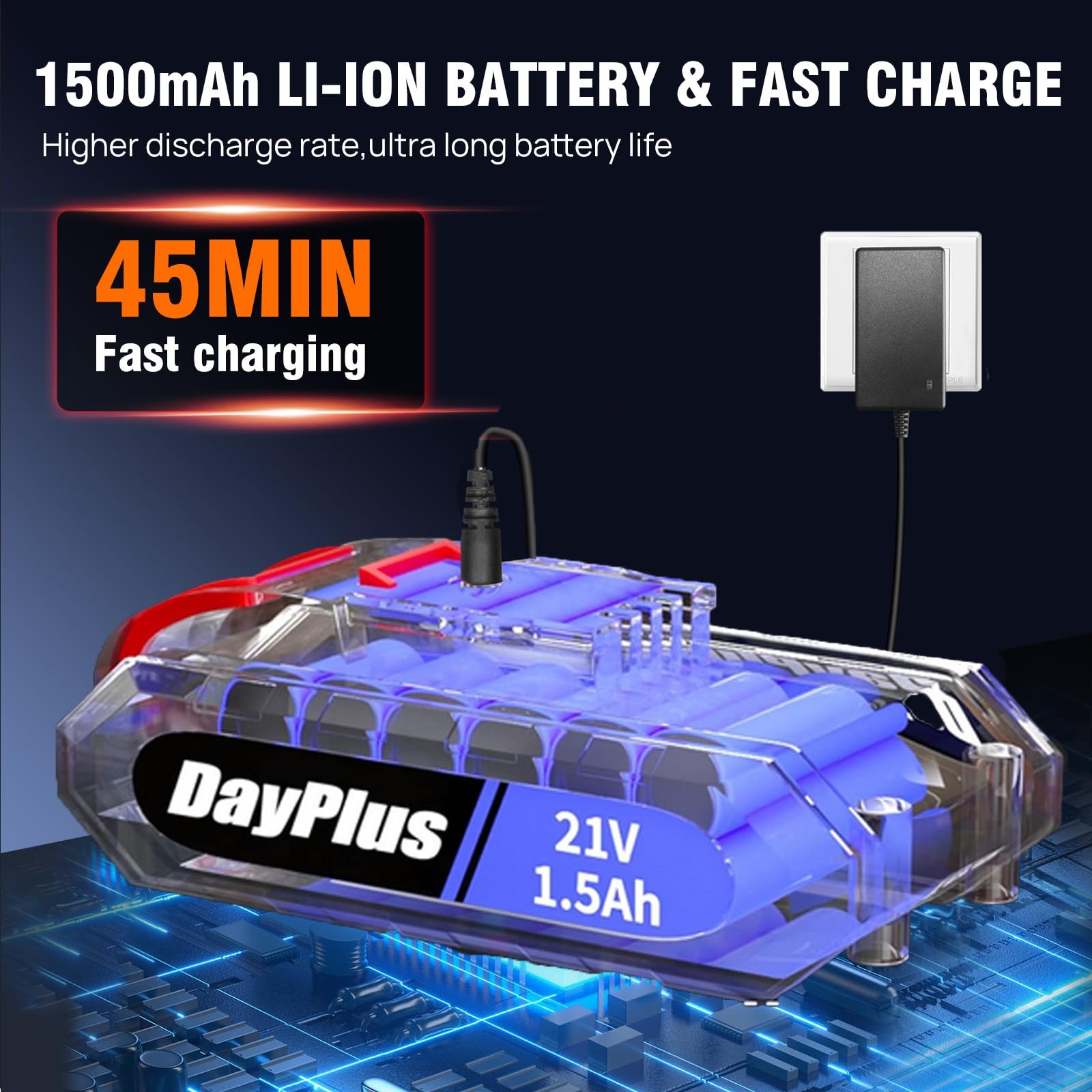 21V Cordless Drill & Driver Kit: Electric, Rechargeable with Charger (NEW)