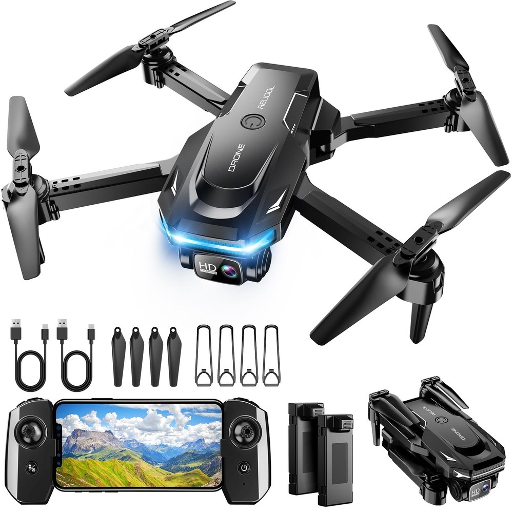 Drone with 1080P Camera - Foldable Remote Control Quadcopter with Gesture Con...
