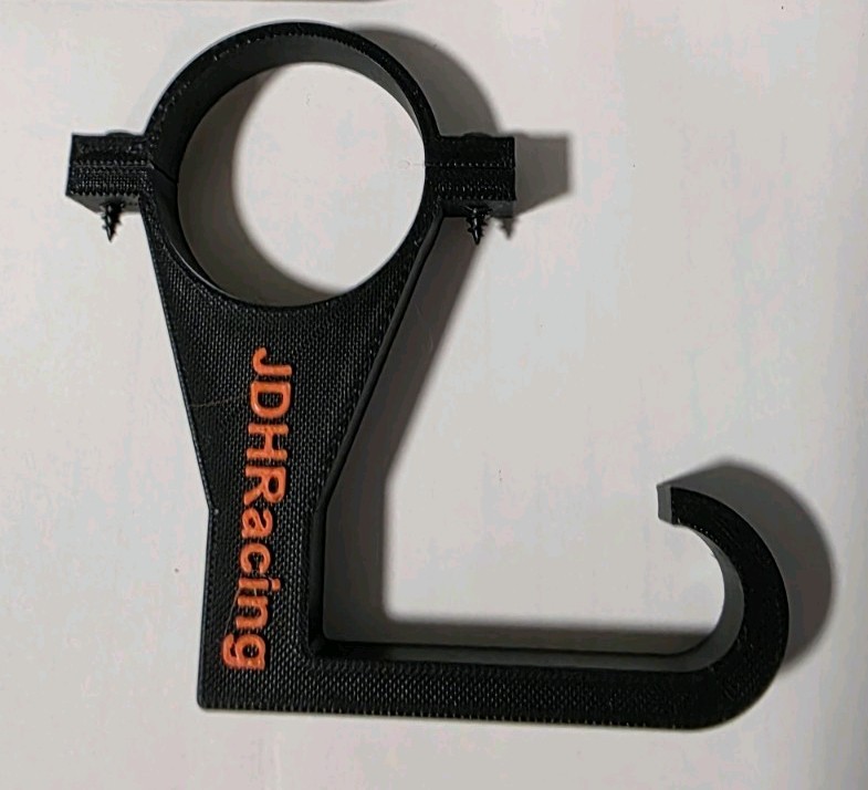 Race Car Intercom Headset Hanger Hooks 3D Printed - Printed To Your Rollcage Dia