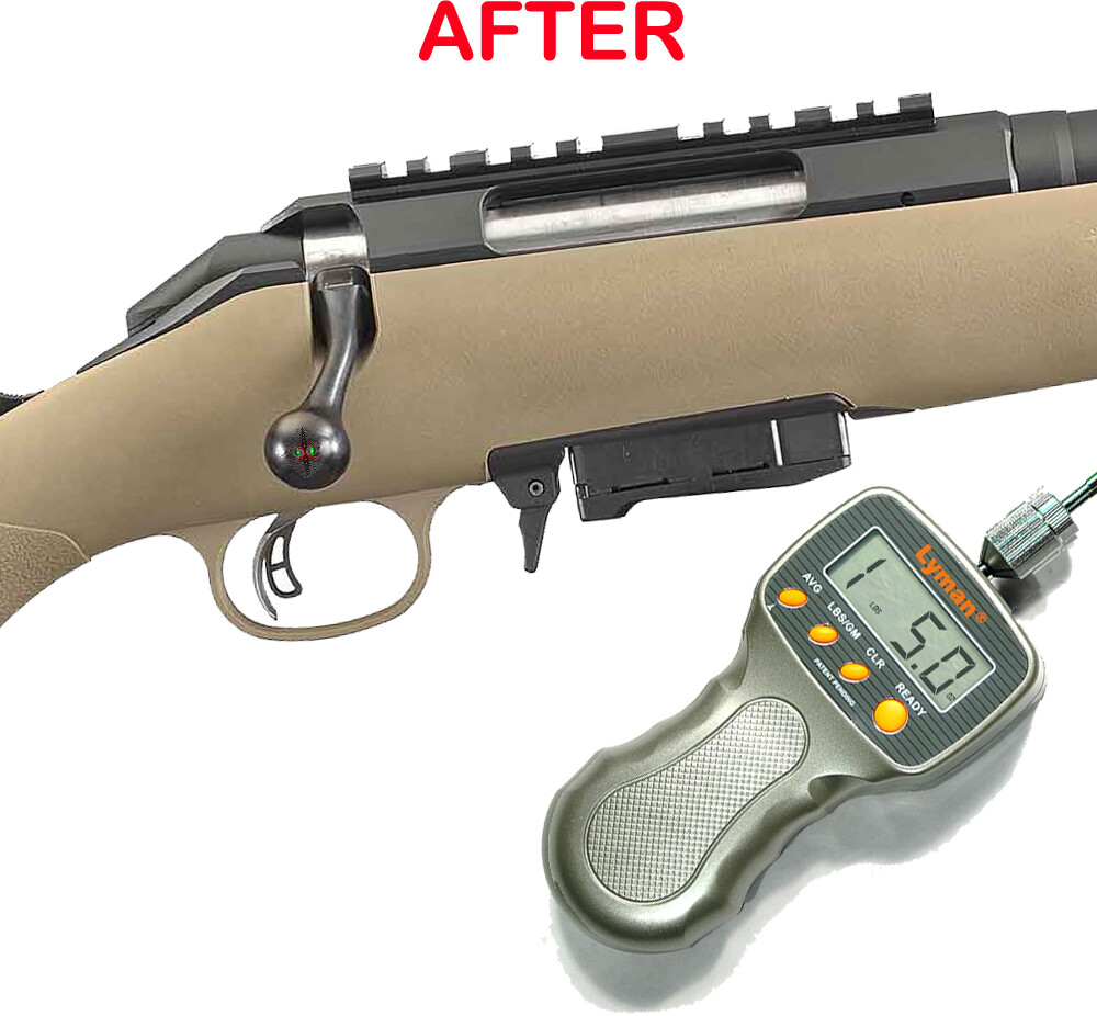 For Ruger American Rifle Reduced Pull Spring Upgrade 1.5 lb