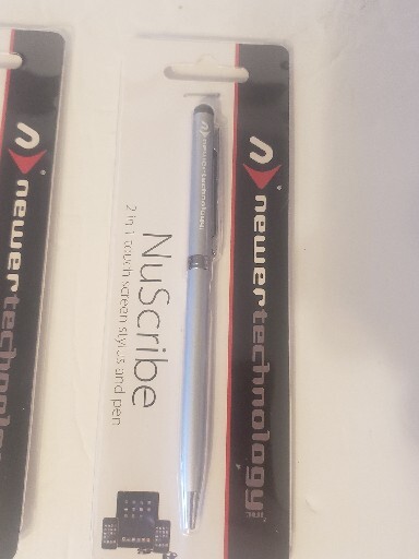 (2) NuScribe 2 In 1 Touch Screen Stylus & Pens For Apple IPad, IPhone, Android