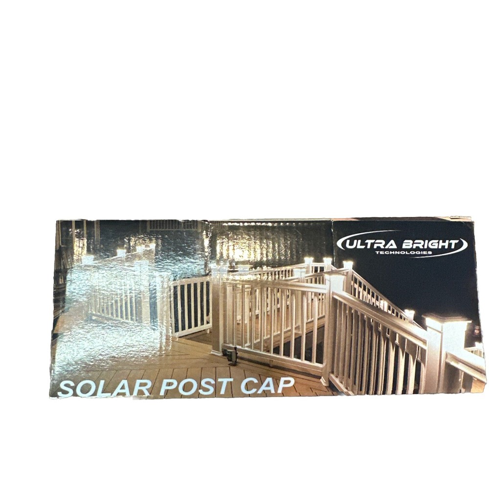 Ultra Bright Solar Post Cap