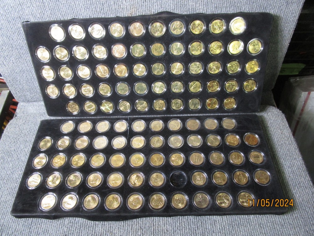 111 Uncirculated Gold State Quarters