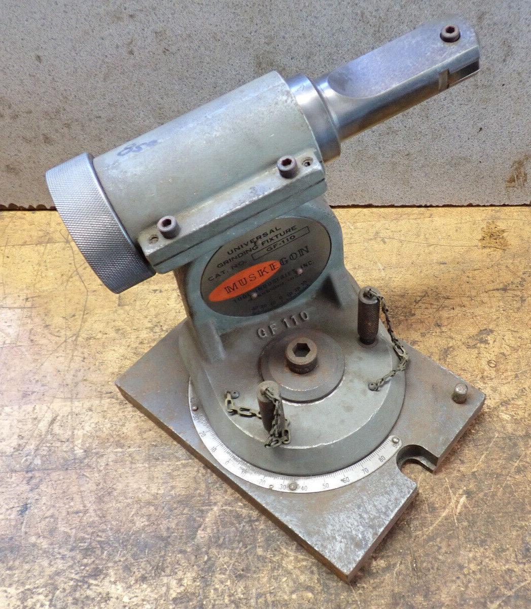 MUSKEGON TOOL INDUSTRIES CF-110 UNIVERSAL GRINDING FIXTURE FOR SPADE DRILL BITS
