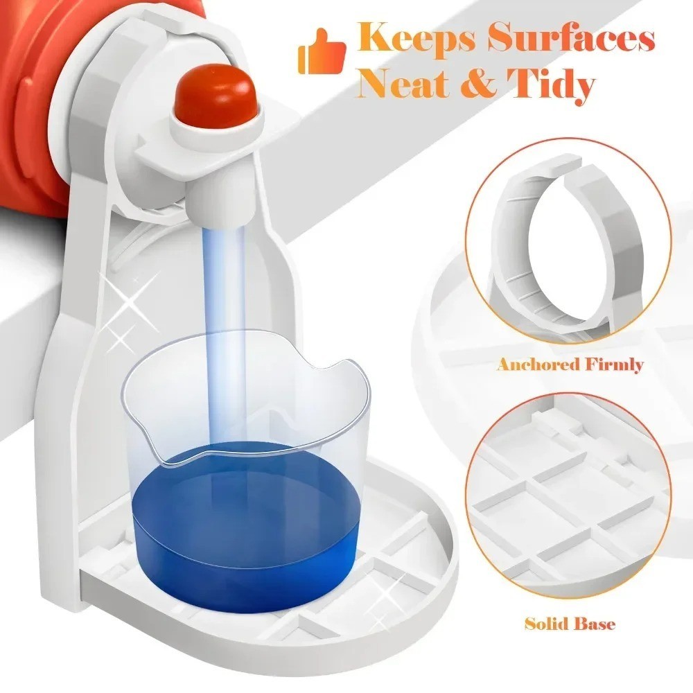 2-Piece Laundry Detergent Cup Holder Drip Catcher Trays for Liquid Detergent