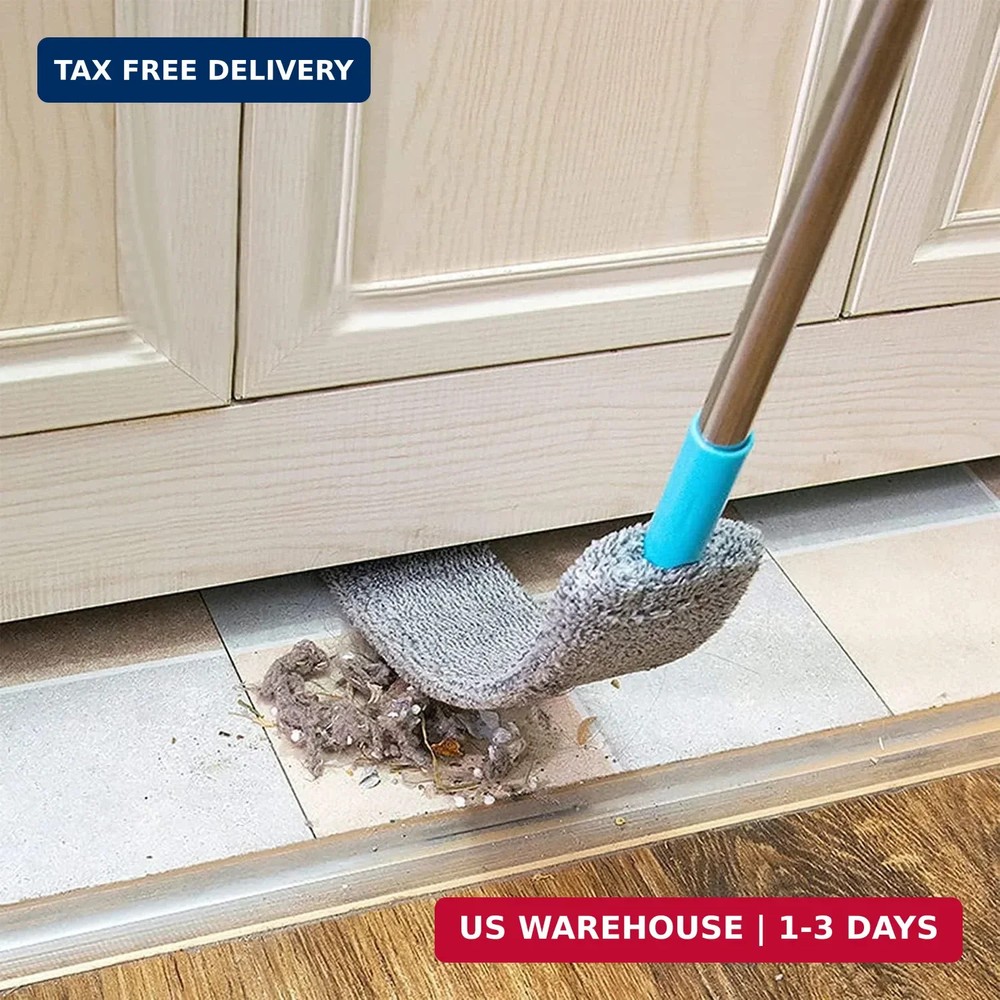 Retractable Gap Dust Cleaner Under Appliance Microfiber Duster Dust Brush with E