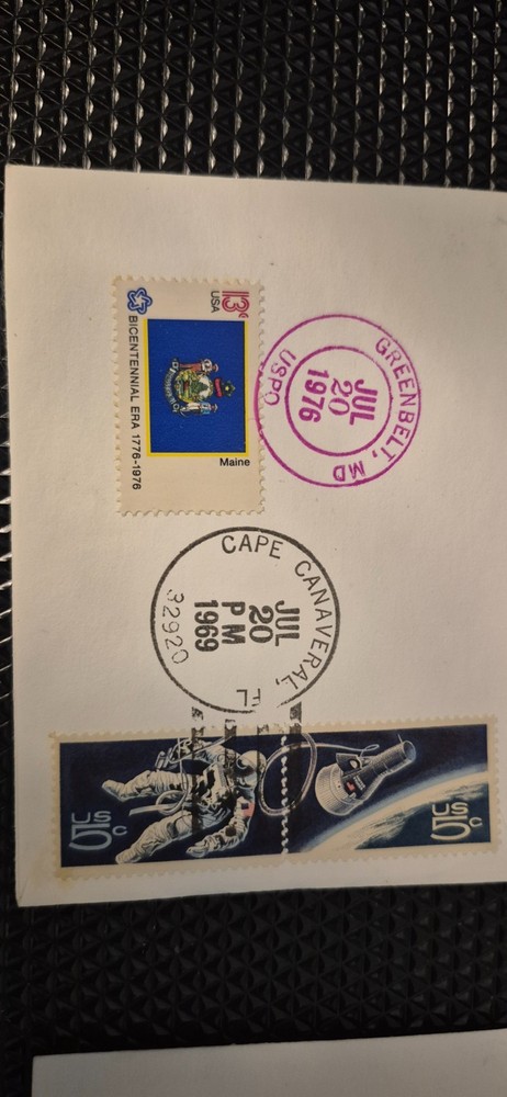 1371 Apollo 8 Moon Orbit 5"X3.5 Multiple on back (Each Different) 10 Per order