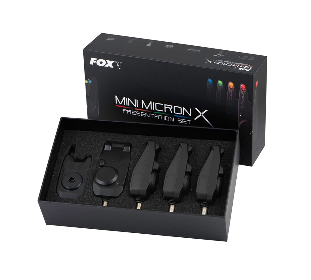 Set Mini Micron x4 Rod Fox Alarms