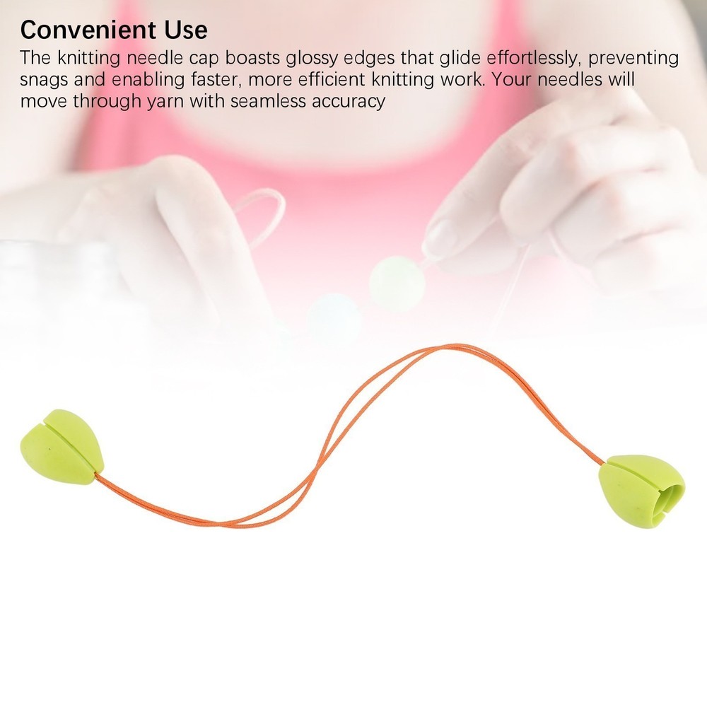 Knitting Needle End Cap Point Protector ABS Plastic Needle Tip Stopper
