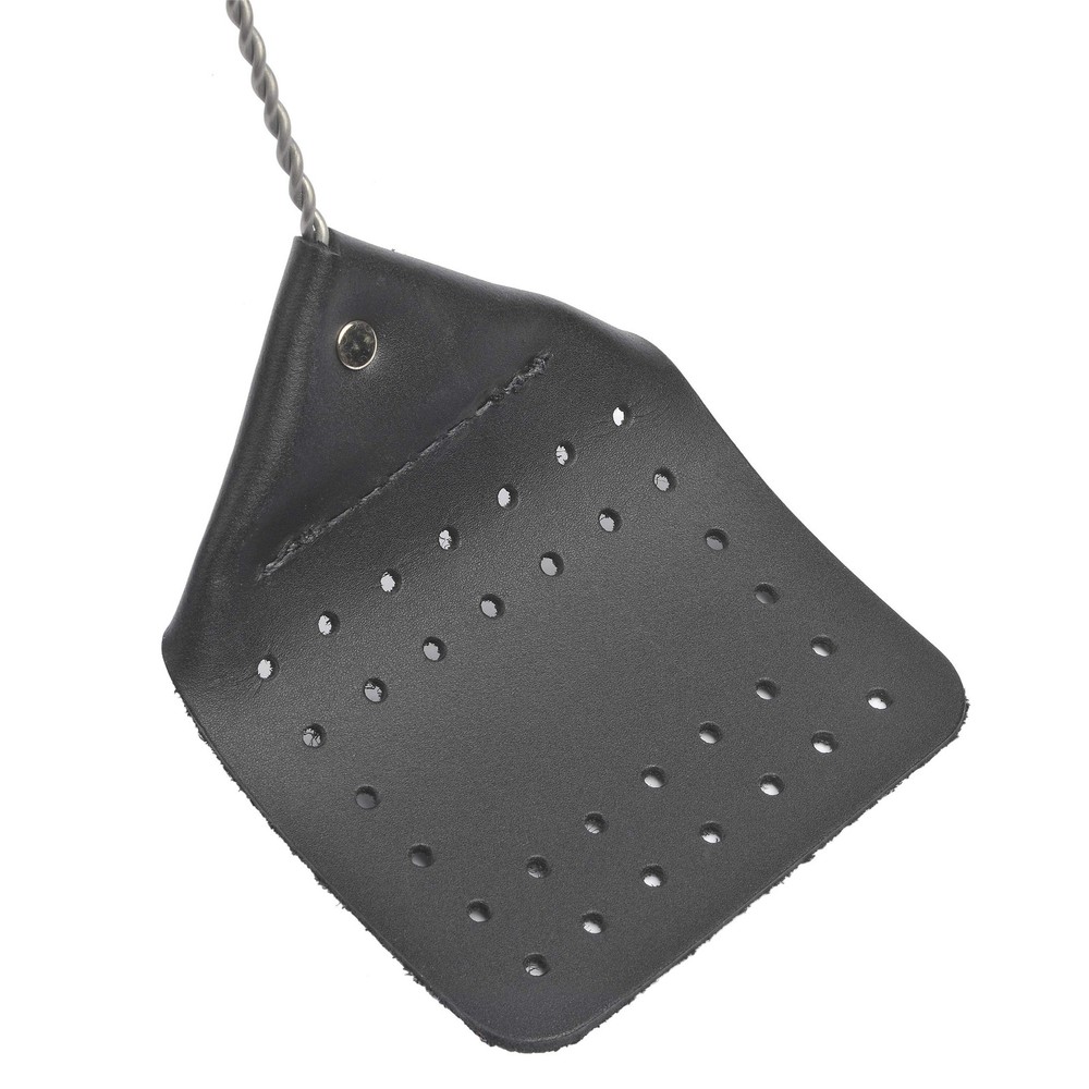 Leather Fly Swatter 17" Long Handle | Handcrafted Eco-Friendly Solution