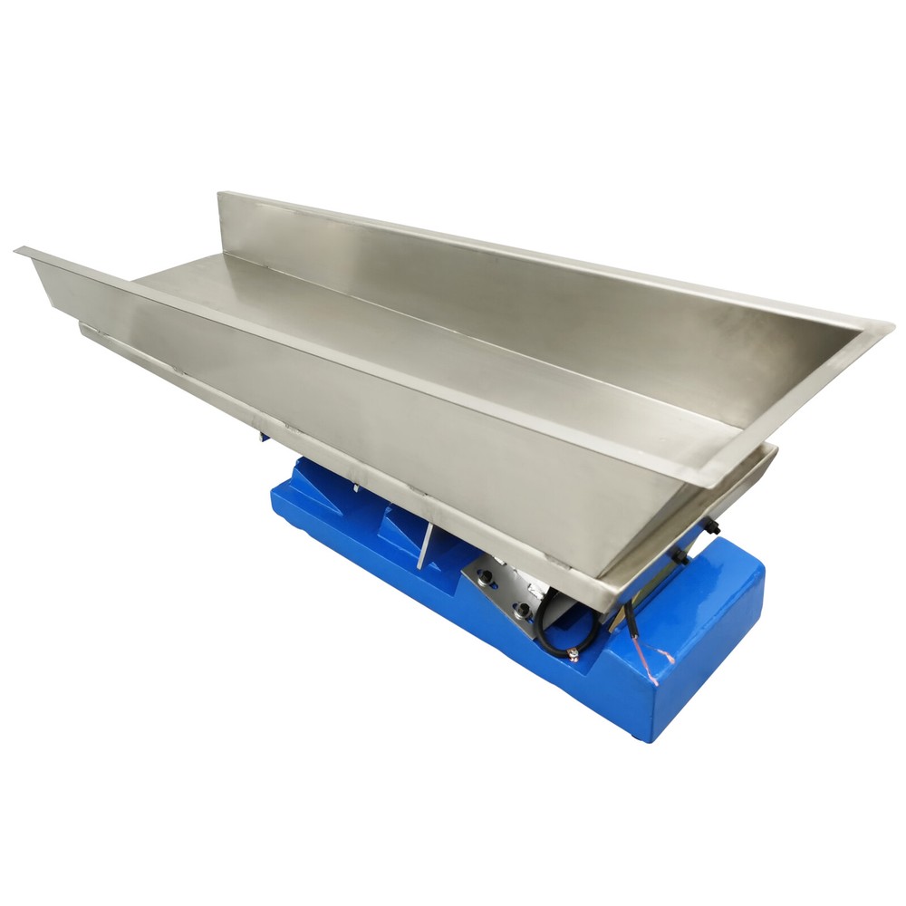 Electromagnetic Vibrating Feeder Shaking Type Material Conveyor 110V 100W