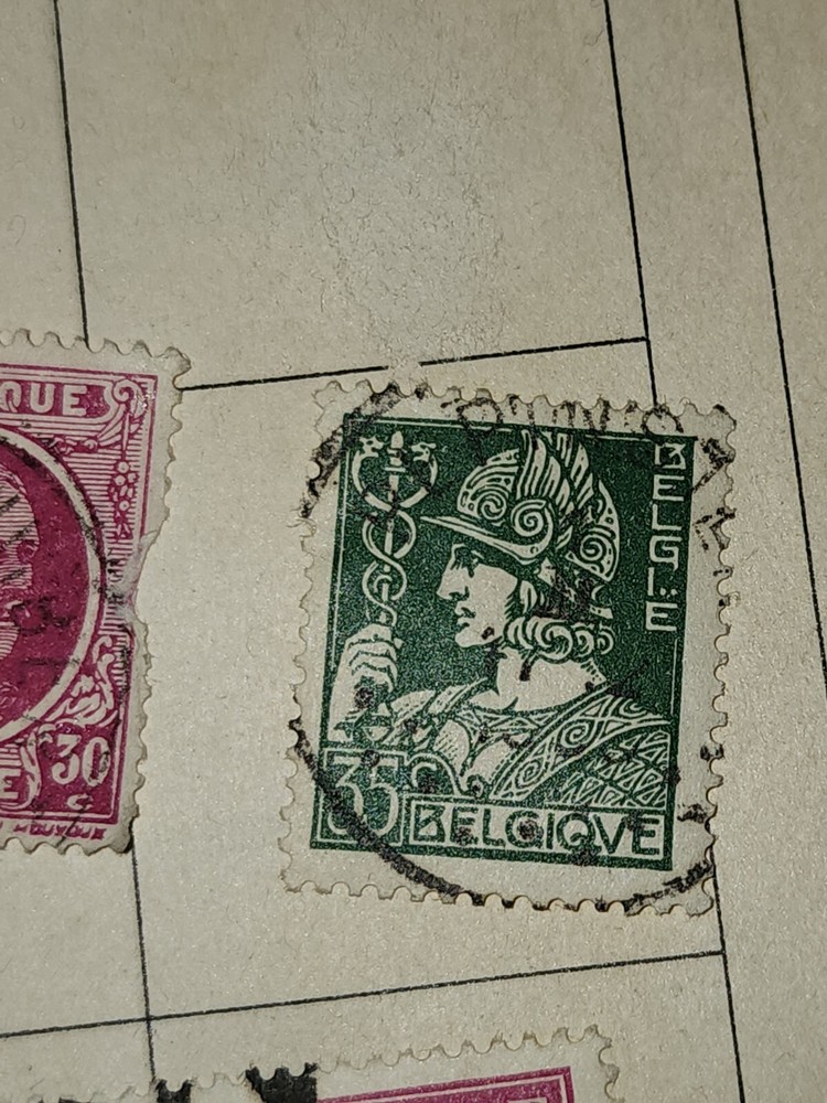 Foreign Belgium 35c Stamp Used - #H109