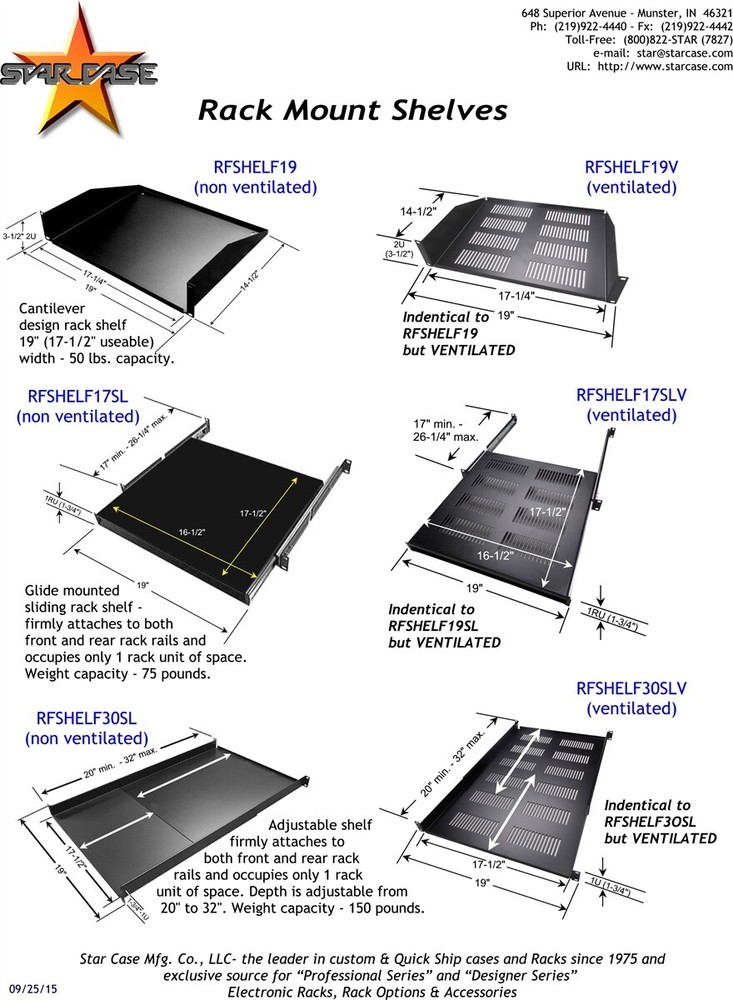 Ventilated Expandable Rack Shelf