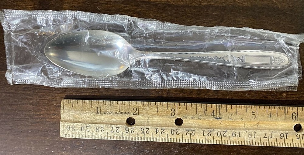 ONEIDA COMMUNITY SILVER -- GROSVENOR PATTERN -- 6" SILVERPLATE TEASPOON