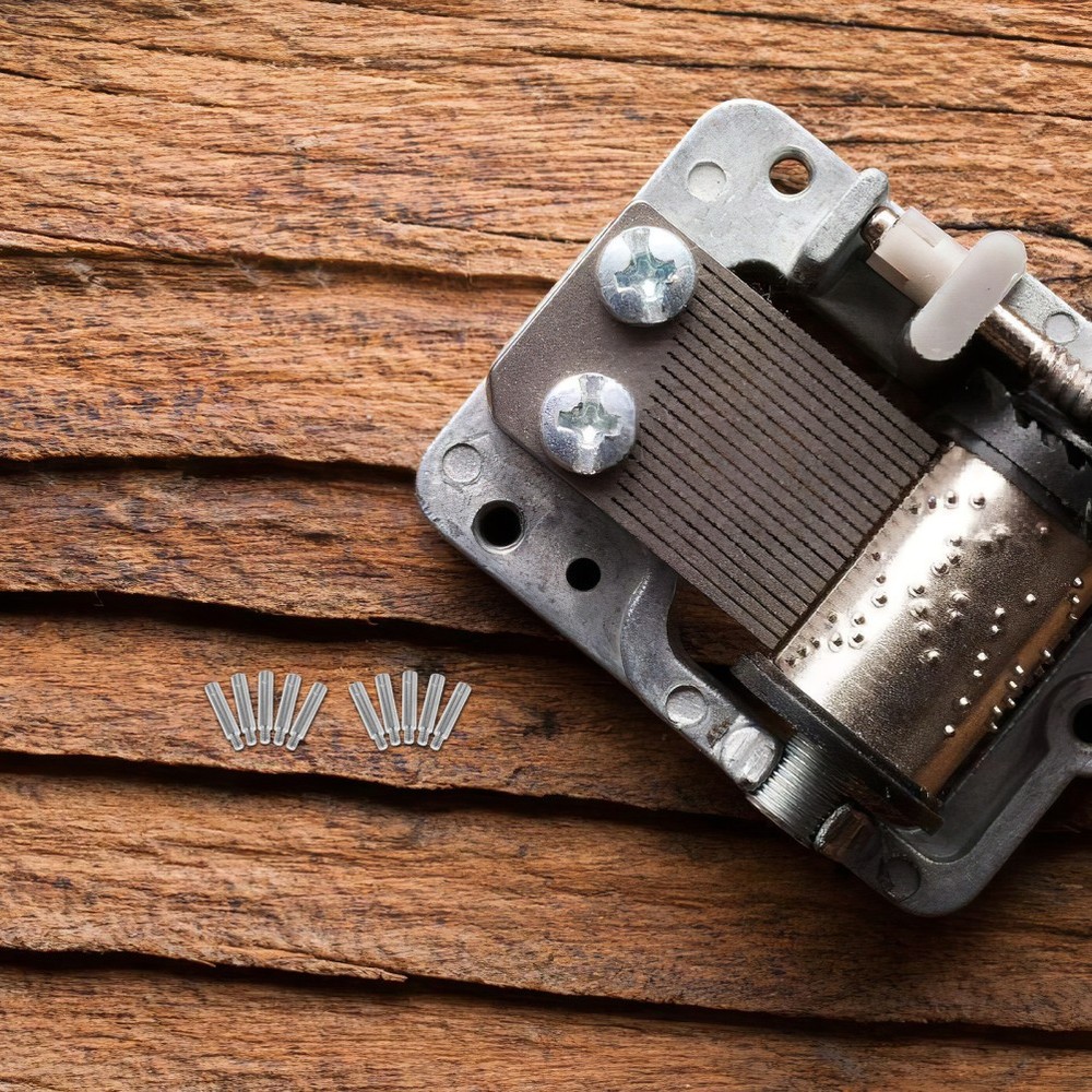 10 Pcs Music Box Replacement Spindle Extensions Bars Movement Shaft Extender