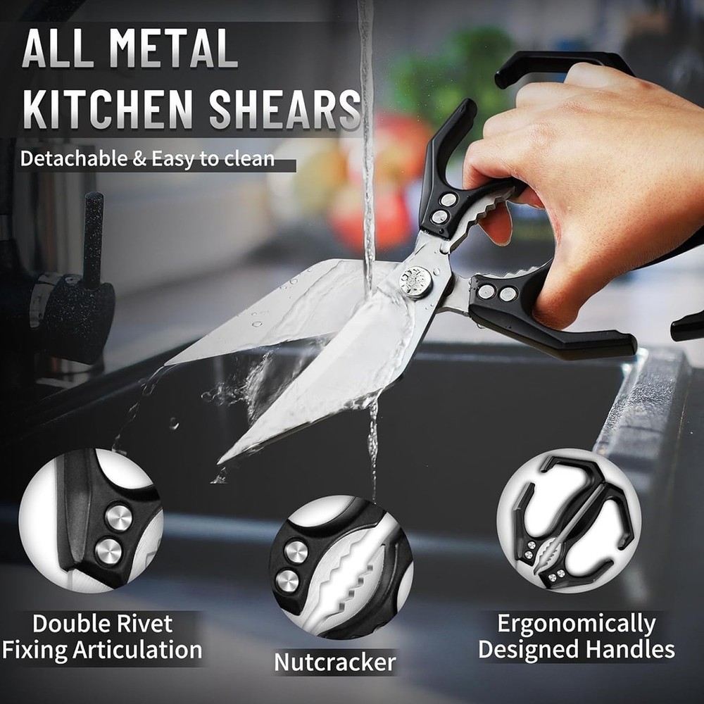 Multifunctional Heavy-Duty Kitchen Shears, Heavy Duty Kitchen Scissors