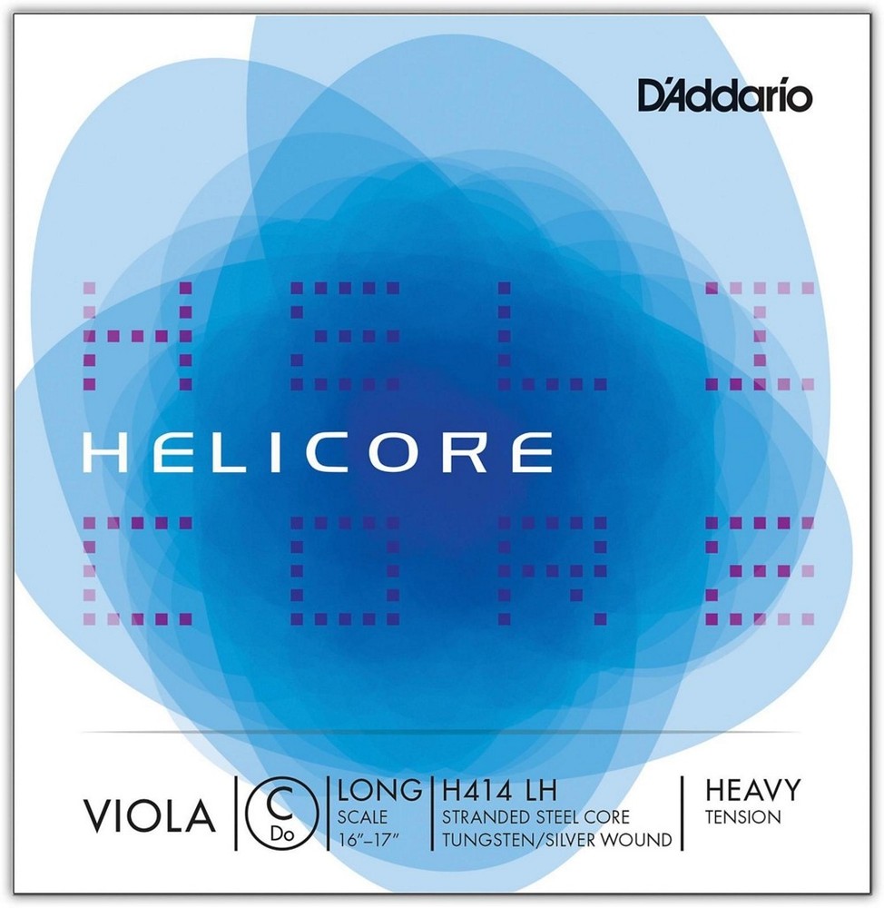 D'Addario H414 Helicore Long Scale Viola C String 16+ Long Scale Heavy